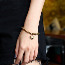 Charger l'image dans la galerie, Fancy Stainless steel HEART Bracelet