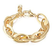 Charger l'image dans la galerie, Fancy Stainless steel OVAL LINKS Bracelet
