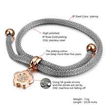 Charger l'image dans la galerie, Fancy Stainless steel CLOVER LEAF Bracelet