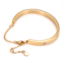 Charger l'image dans la galerie, Fancy Stainless steel Bracelet Cubic Zirconium