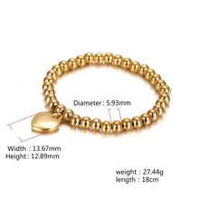 Charger l'image dans la galerie, Fancy Stainless steel HEART Bracelet