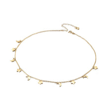 Load image into Gallery viewer, STAR AND MOON DANGLE NECKLACE