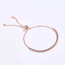 Load image into Gallery viewer, 925 Silver Tennis Bracelet with AAA-Zircon