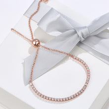 Load image into Gallery viewer, 925 Silver Tennis Bracelet with AAA-Zircon