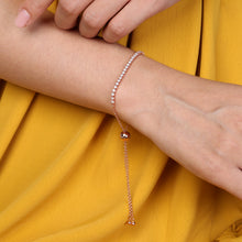 Load image into Gallery viewer, 925 Silver Tennis Bracelet with AAA-Zircon