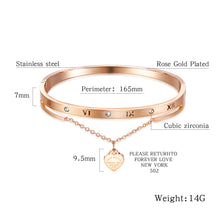 Charger l'image dans la galerie, Fancy Stainless steel HEART Bracelet