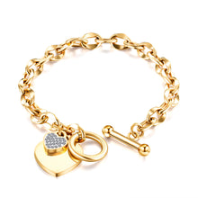 Load image into Gallery viewer, Fancy Stainless steel HEART Bracelet