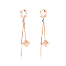 Load image into Gallery viewer, Fancy stainless steel jewelry BUTTERFLY Earrings