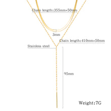 Load image into Gallery viewer, Fancy Stainless steel Necklace