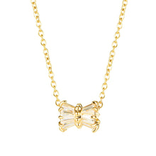 Load image into Gallery viewer, CYLINDER CZ NECKLACE