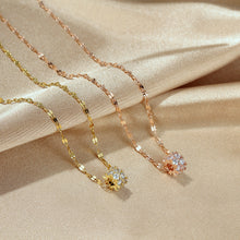 Load image into Gallery viewer, CYLINDER CZ NECKLACE