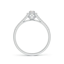 Load image into Gallery viewer, Round Diamond Halo Engagement Ring (Split)