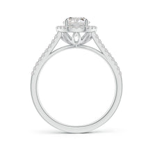 Load image into Gallery viewer, Round Diamond Halo Engagement Ring (Split)