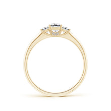 Load image into Gallery viewer, 3-Stone Princess Cut Diamond Engagement Ring