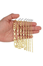 Load image into Gallery viewer, 10K Yellow Gold Figaro Bracelet 5.5 mm
