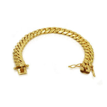 Load image into Gallery viewer, 10K Yellow Gold Hollow Miami Cuban Bracelet 9.5mm
