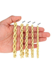 Load image into Gallery viewer, 10K Gold 7.0mm Diamond Cut Rope Bracelet
