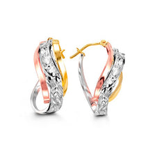 Load image into Gallery viewer, Hoops Earrings in 10kt 3 Colors
