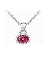 Load image into Gallery viewer, Stainless Steel Pendant Made with Crystal from SWAROVSKI®-Rose
