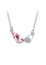 Load image into Gallery viewer, Stainless Steel Heart Pendant Made with Crystal from SWAROVSKI®-Rose
