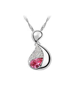 Load image into Gallery viewer, Stainless Steel Pendant Made with Crystal from SWAROVSKI®-Rose
