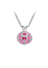 Load image into Gallery viewer, Stainless Steel Pendant Made with Crystal from SWAROVSKI®-Rose
