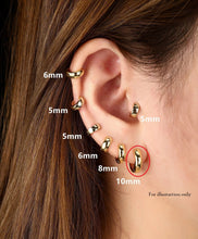 Load image into Gallery viewer, Huggie Earrings in 10kt Yellow Gold
