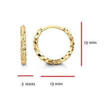 Load image into Gallery viewer, Huggie Earrings in 10kt Yellow Gold
