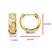 Load image into Gallery viewer, Huggie Earrings in 10kt Yellow Gold
