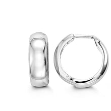 Load image into Gallery viewer, Huggie Earrings in 10kt White Gold
