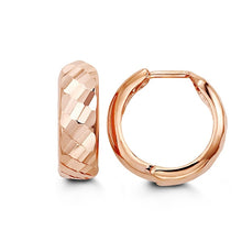 Load image into Gallery viewer, Huggie Earrings in 10kt Rose Gold
