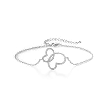 Load image into Gallery viewer, 925 Silver HEART Bracelet with AAA-Zircon.
