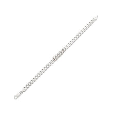 Load image into Gallery viewer, Sterling Silver 3.0 mm Flat Curb Bracelet
