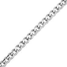 Load image into Gallery viewer, Sterling Silver 5.5 mm Flat Curb Bracelet
