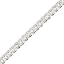 Load image into Gallery viewer, Sterling Silver 7.5 mm Flat Curb Bracelet
