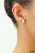 Load image into Gallery viewer, 10K WHITE GOLD CLASSIC BALL STUD EARRINGS, ALL SIZES-8mm
