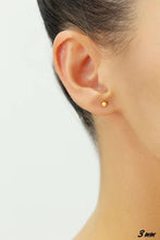 Load image into Gallery viewer, 10K YELLOW GOLD CLASSIC BALL STUD EARRINGS, ALL SIZES-3mm
