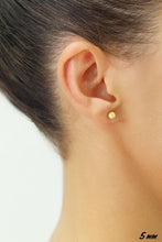 Load image into Gallery viewer, 10K YELLOW GOLD CLASSIC BALL STUD EARRINGS, ALL SIZES-5mm
