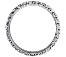 Load image into Gallery viewer, Pavé Diamond Eternity Ringin 14k White Gold (1/2 ct. tw.)
