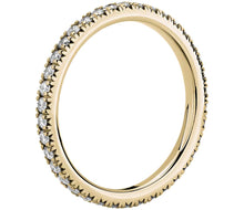 Load image into Gallery viewer, Pavé Diamond Eternity Ring14k Yellow Gold (1/2 ct. tw.)

