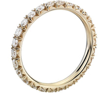 Load image into Gallery viewer, Pavé Diamond Eternity Ring14k Yellow Gold (1/2 ct. tw.)
