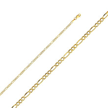 Load image into Gallery viewer, 10K Gold 2.5 mm Figaro (Hollow)
