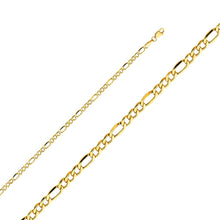Load image into Gallery viewer, 10K Gold 3.0 mm Figaro (Hollow)
