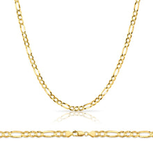 Load image into Gallery viewer, 10K Gold Figaro Chain 3.7mm
