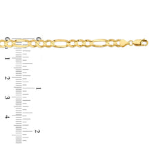 Load image into Gallery viewer, 10K Gold 5.5 mm Figaro (Hollow)
