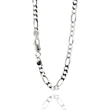 Load image into Gallery viewer, Sterling Silver 4 mm Figaro Chain
