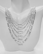 Load image into Gallery viewer, Sterling Silver 4 mm Figaro Chain
