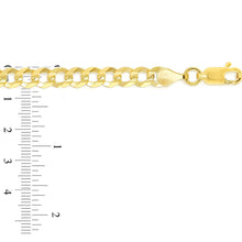 Load image into Gallery viewer, 10K Gold 7.0mm Flat Curb Bracelet
