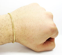 Load image into Gallery viewer, 10K Yellow Gold Solid Franco Bracelet 2.2 mm

