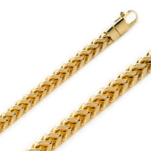 Charger l'image dans la galerie, 10K Yellow Gold Hollow FRANCO Chain 5.1mm
